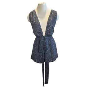 Sexy , classy deep V romper